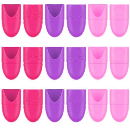 7) Boao 30 Pieces Silicone Gel Fingernail Polish Remover Wrap