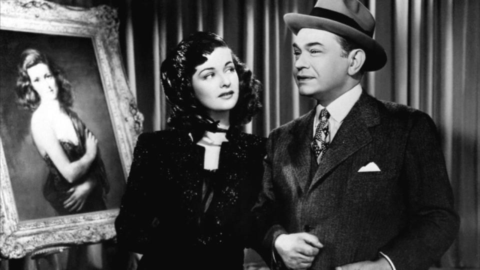 Joan Bennett and Edward G. Robinson in Fritz Lang's 'The Woman in the Window'