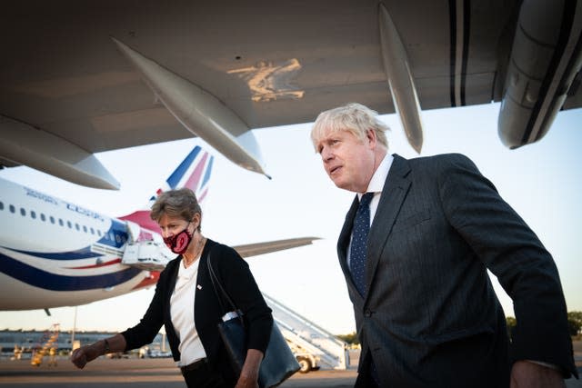 Boris Johnson visit to US