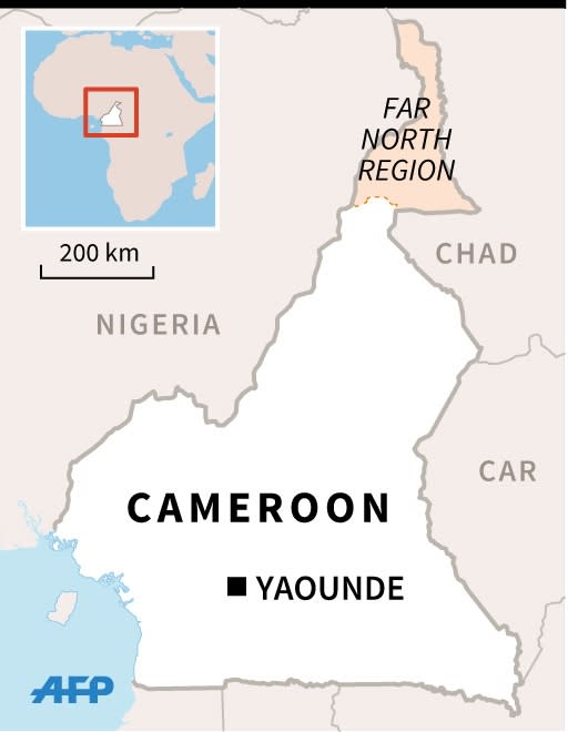 The Cameroon army claimed Wednesday to have dealt a major blow to Nigeria's Boko Haram Islamists, killing around 100 fighters and freeing 900 hostages in a three-day operation last week. (AFP Photo/)