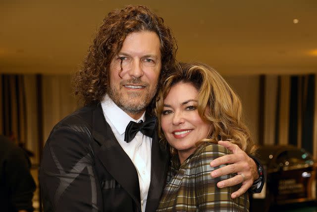 <p>Andreas Rentz/Getty Images</p> Shania Twain and her husband Frédéric Thiébaud