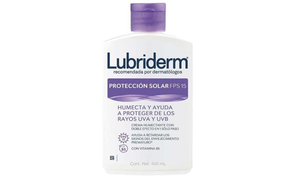 Lubriderm con protección solar. (Foto: Amazon)