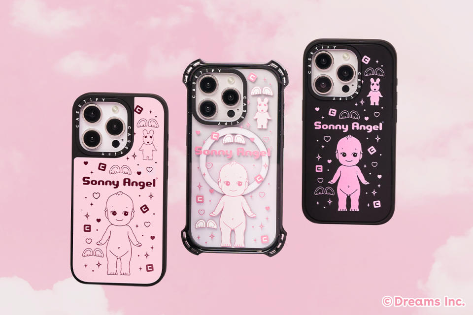 The Sonny Angel x Casetify collection, phone accessories, collectibles, limited edition, cases, charms