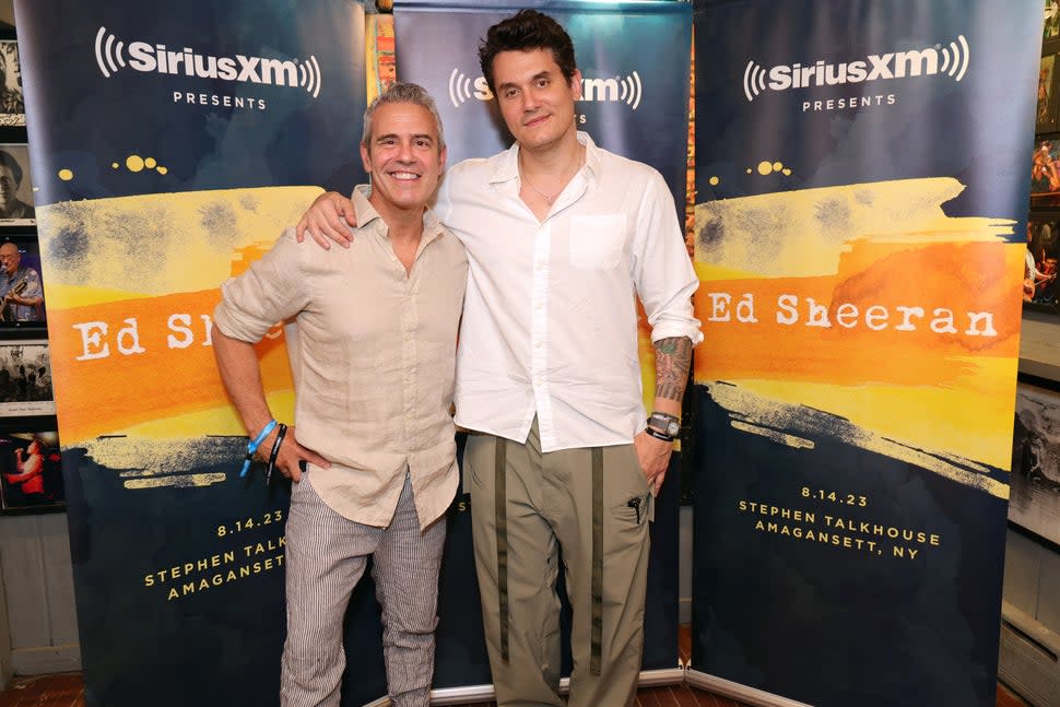 Andy Cohen and John Mayer