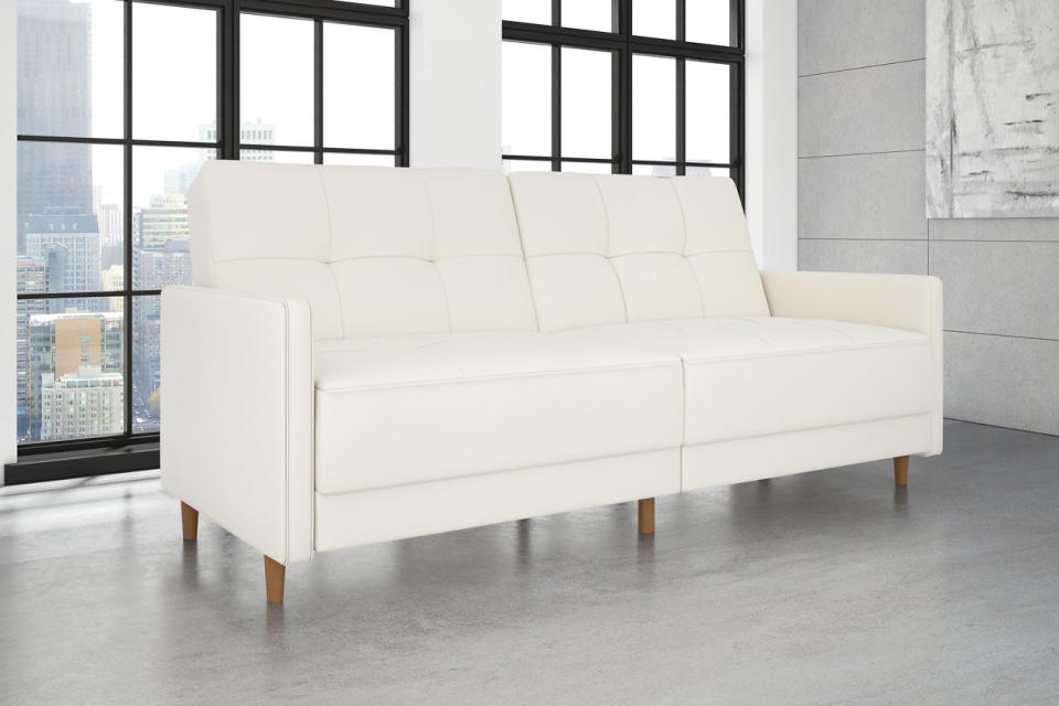 <p><a href="https://go.redirectingat.com?id=74968X1596630&url=https%3A%2F%2Fwww.ashleyfurniture.com%2Fp%2Fandora_coil_futon%2FU600001-145.html&sref=https%3A%2F%2Fwww.cosmopolitan.com%2Flifestyle%2Fg46806437%2Fbest-futon-mattresses%2F" rel="nofollow noopener" target="_blank" data-ylk="slk:Shop Now;elm:context_link;itc:0;sec:content-canvas" class="link ">Shop Now</a></p><p>Coil Futon</p><p>ashleyfurniture.com</p><p>$425.99</p>