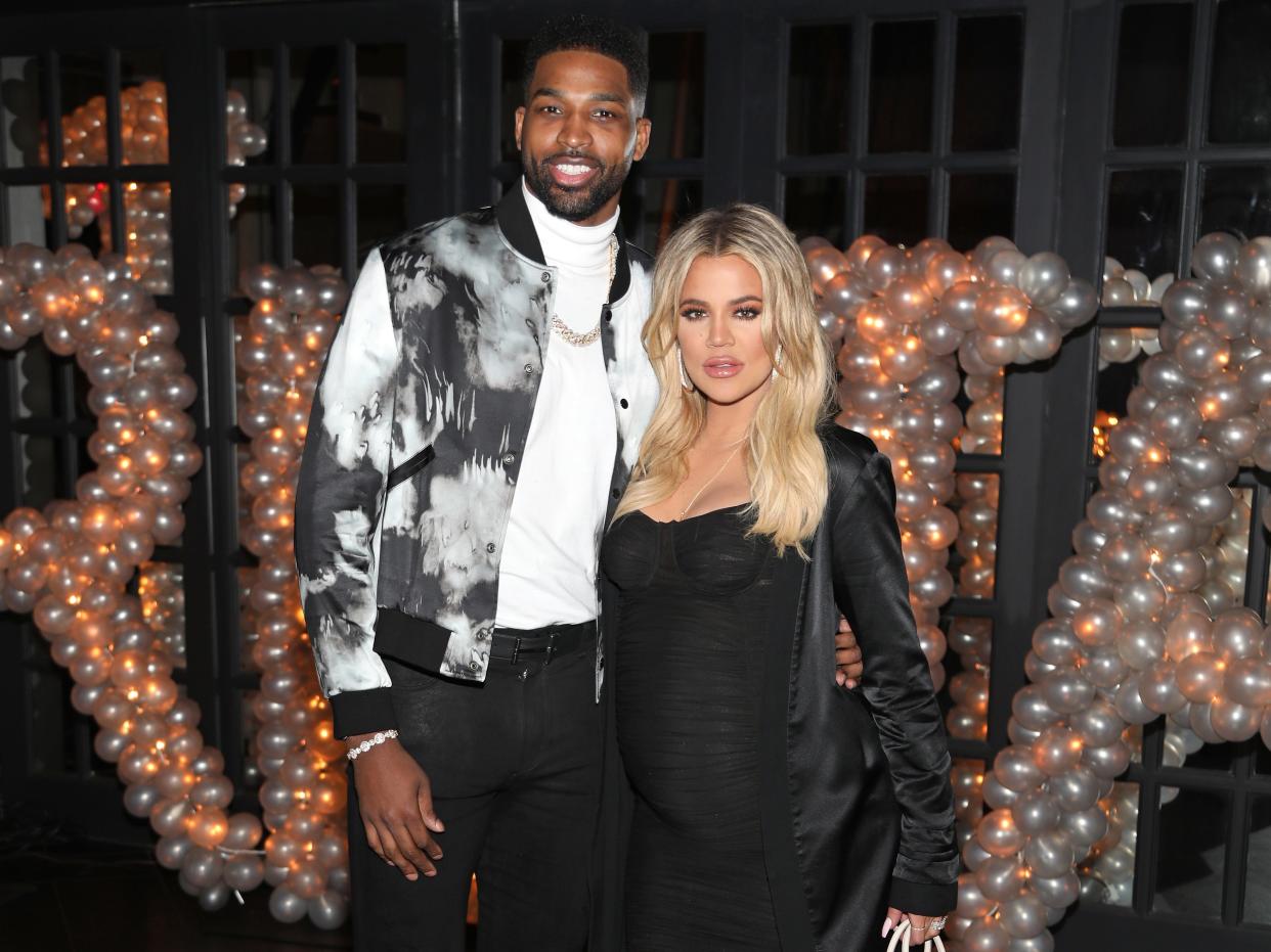 Khloe Kardashian and Tristan Thompson