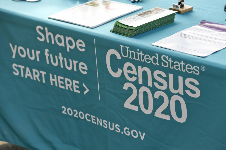 An information table for the 2020 census 