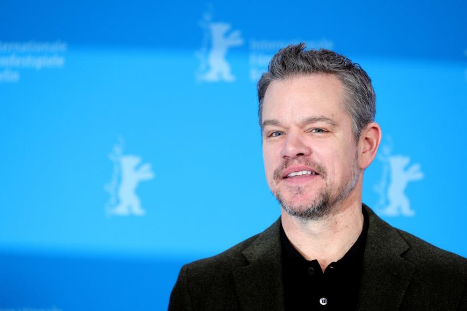 Matt Damon has kissed Emily Blunt on-screen in “The Adjustment Bureau.” Getty Images