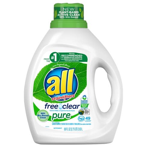 All Free Clear Pure Liquid Laundry Detergent 49 Loads - 88 fl oz. 2021 Product of the Year. ('Multiple' Murder Victims Found in Calif. Home / 'Multiple' Murder Victims Found in Calif. Home)