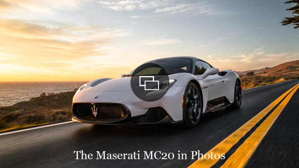 The Maserati MC20 supercar.