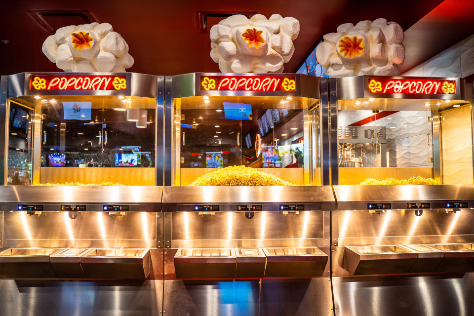 The new Premiere LUX Ciné at the Gadsden Mall will offer “all you can eat” popcorn.