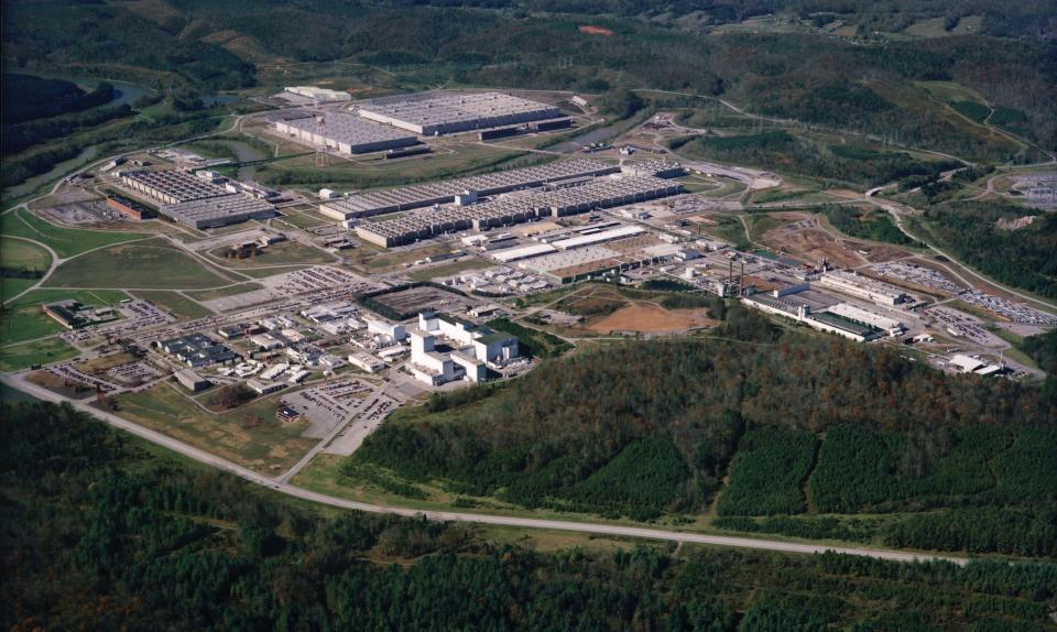 The Oak Ridge Gaseous Diffusion Plant when it was closed in the late 1980s.