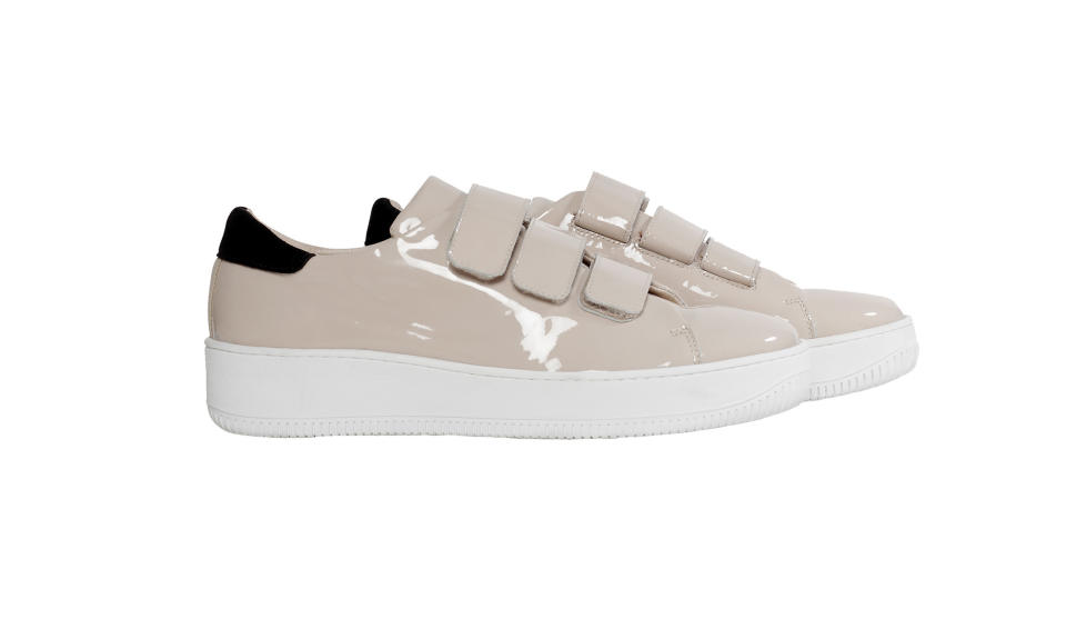 <p>Velcro Sneakers, $80, <a rel="nofollow noopener" href="https://www.wesc.com/woman/sneakers/velcro-sneakers-nude" target="_blank" data-ylk="slk:wesc.com;elm:context_link;itc:0;sec:content-canvas" class="link ">wesc.com</a> </p>