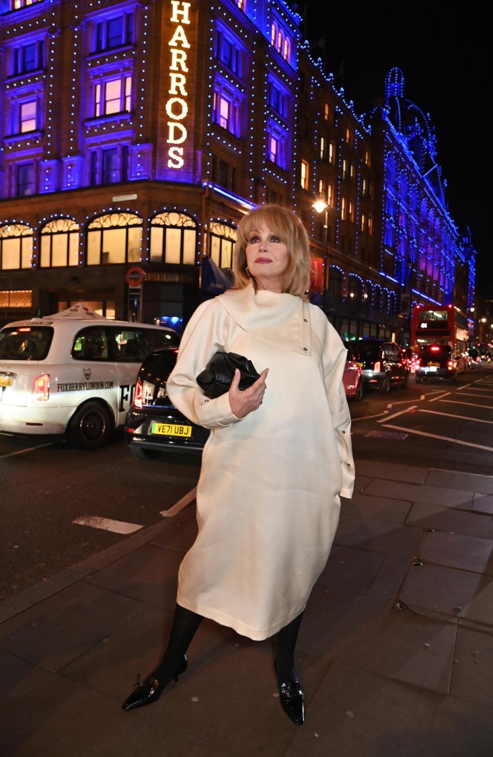 Joanna Lumley (Burberry)