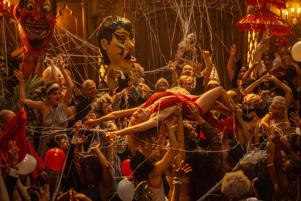 Damien Chazelle's raucous period drama Babylon won at the Golden Globes 2023 for Best Original Score. (Paramount Pictures)