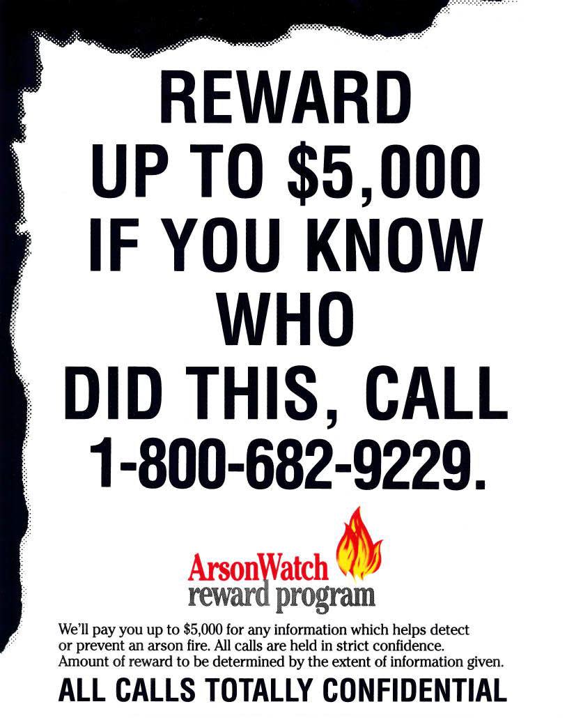 Arson Watch Reward Program