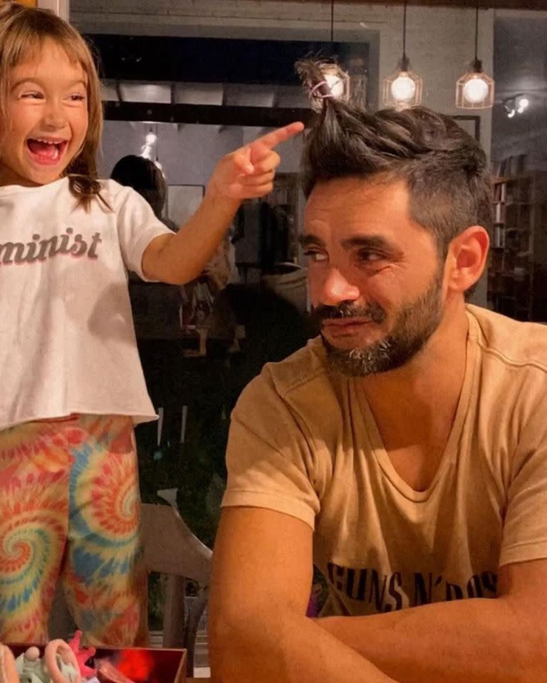 Gonzalo Heredia y su hija Felicitas, fruto de su relación con Brenda Gandini (Foto: Instagram @gonzaloezequielheredia)