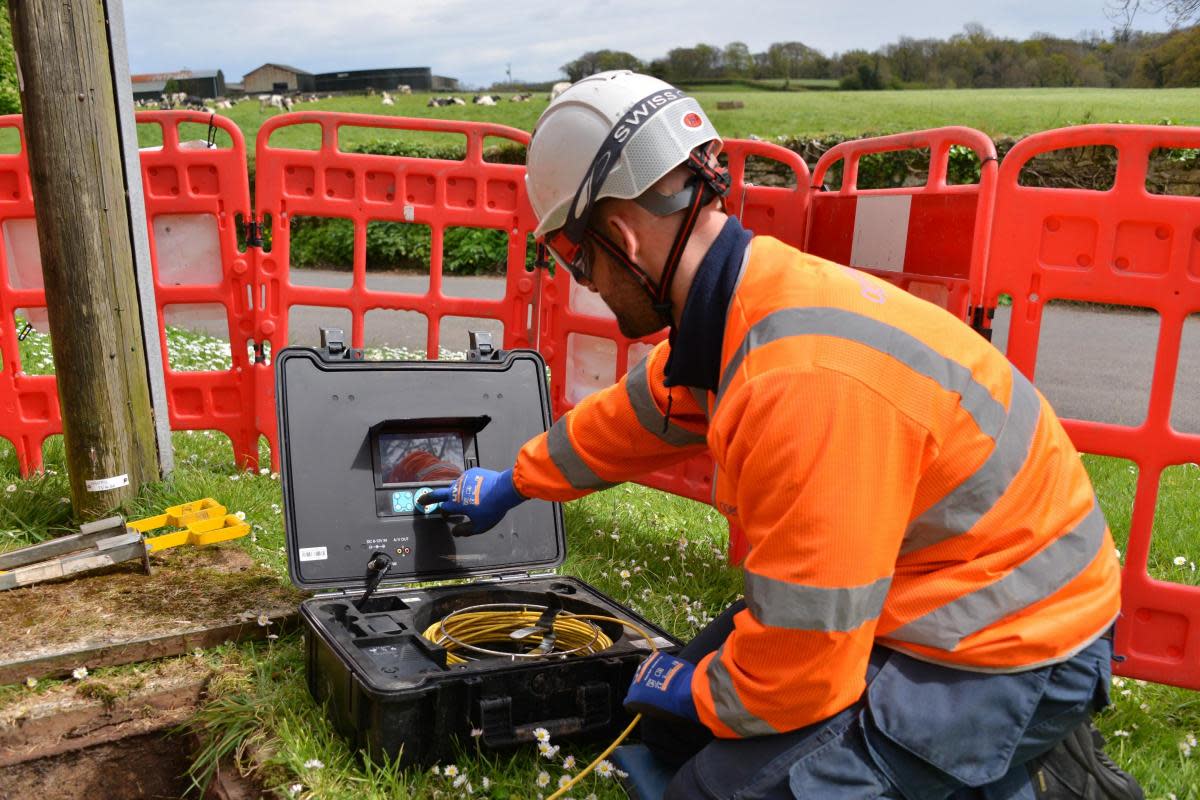 Openreach engineers have begun the project and promised residents and businesses access to some of the fastest, most reliable broadband anywhere in Europe <i>(Image: OPENREACH)</i>