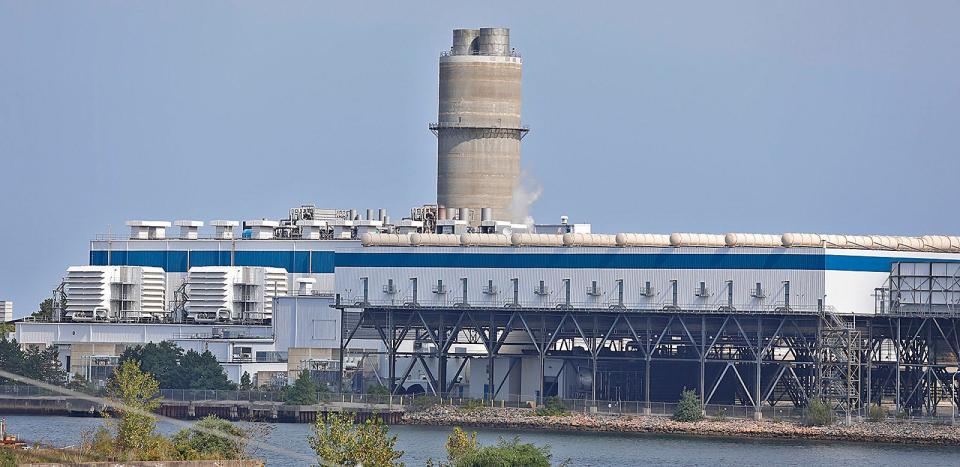 The Fore River Energy Center off Bridge Street in Weymouth.