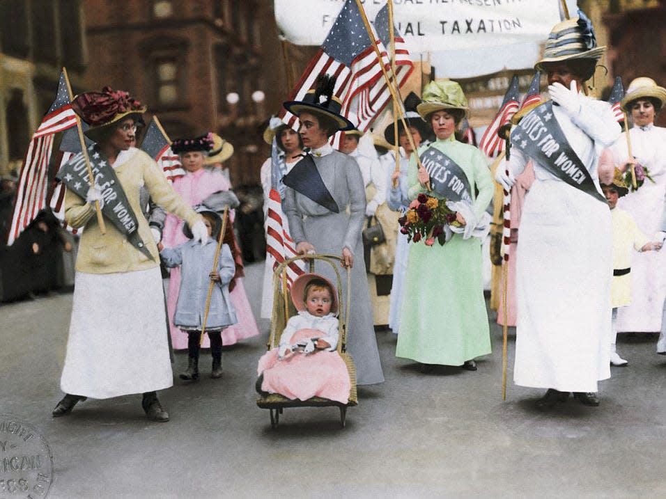 suffragette parade 1912