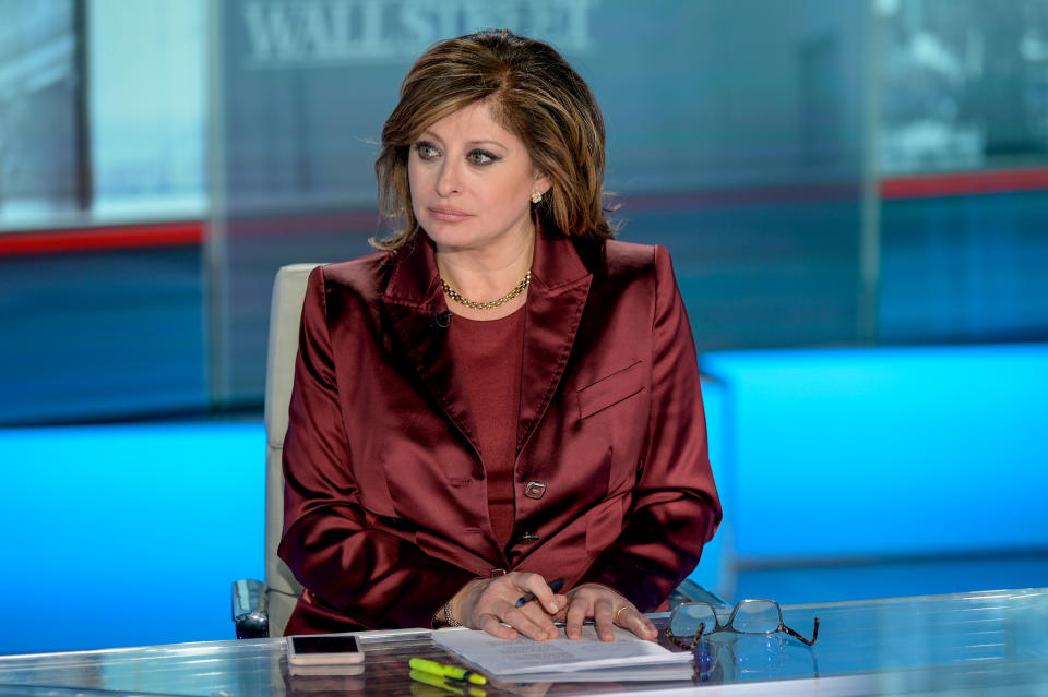 Maria Bartiromo at Fox Business Network Studios on January 10, 2020 in New York City. (Photo by Roy Rochlin/Getty Images)