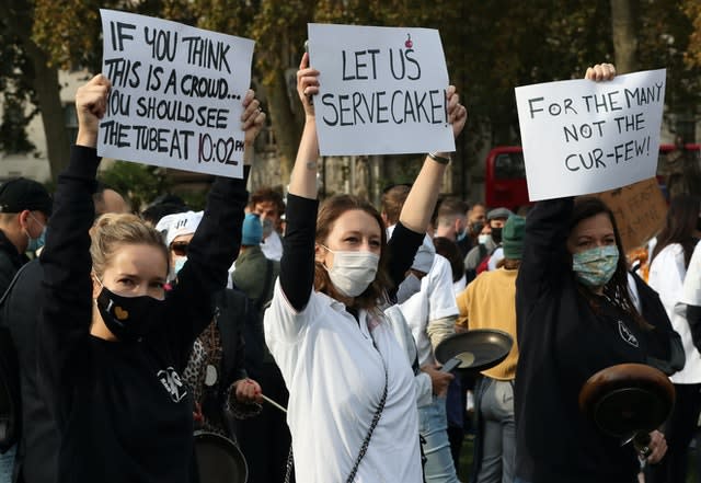 Coronavirus protest