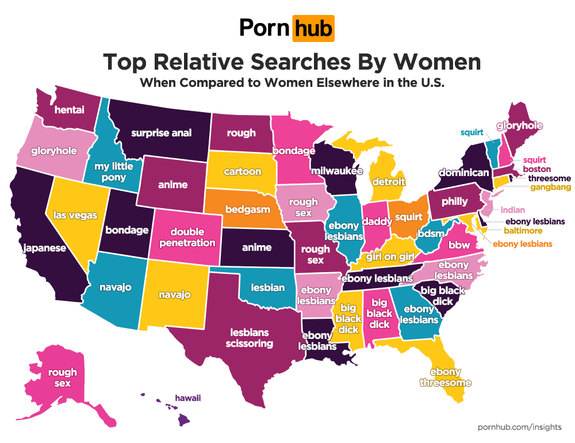 Most Watched Porn - Pornhub reveals what women are searching in honor of International Women's  Day