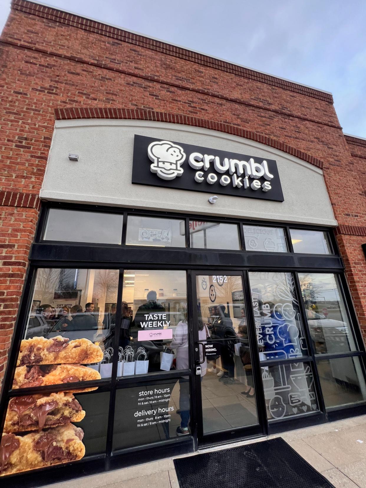 The new Crumbl Cookies location at 2152 Walker Lake Road.