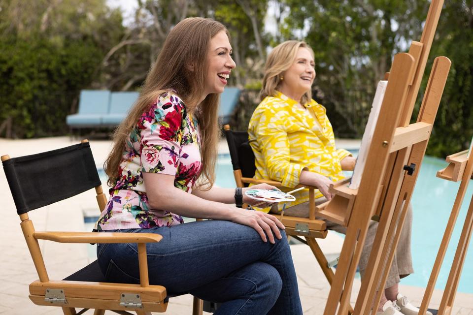 Hillary and Chelsea Clinton Gutsy credit Heidi Gutman/Apple