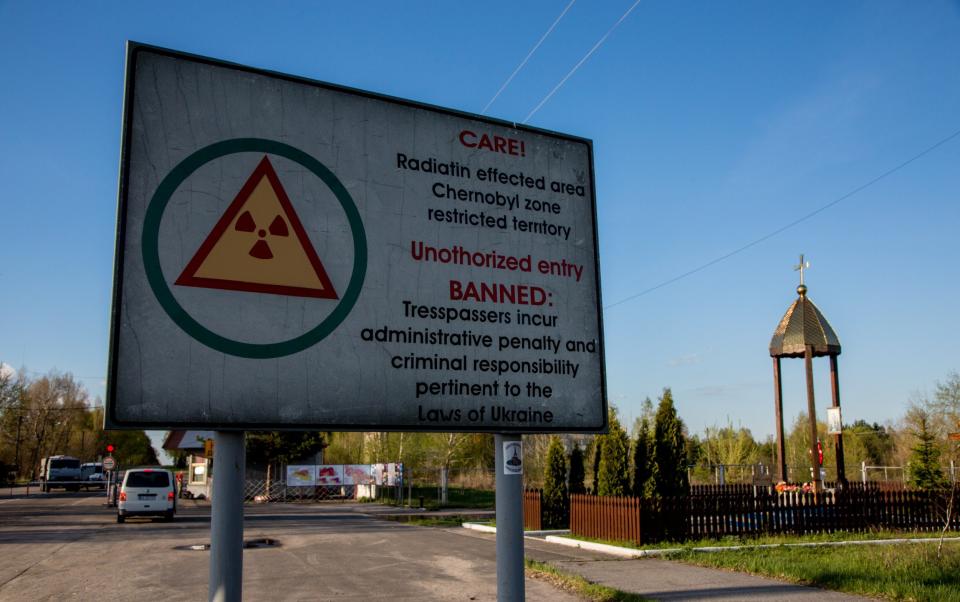 chernobyl sign