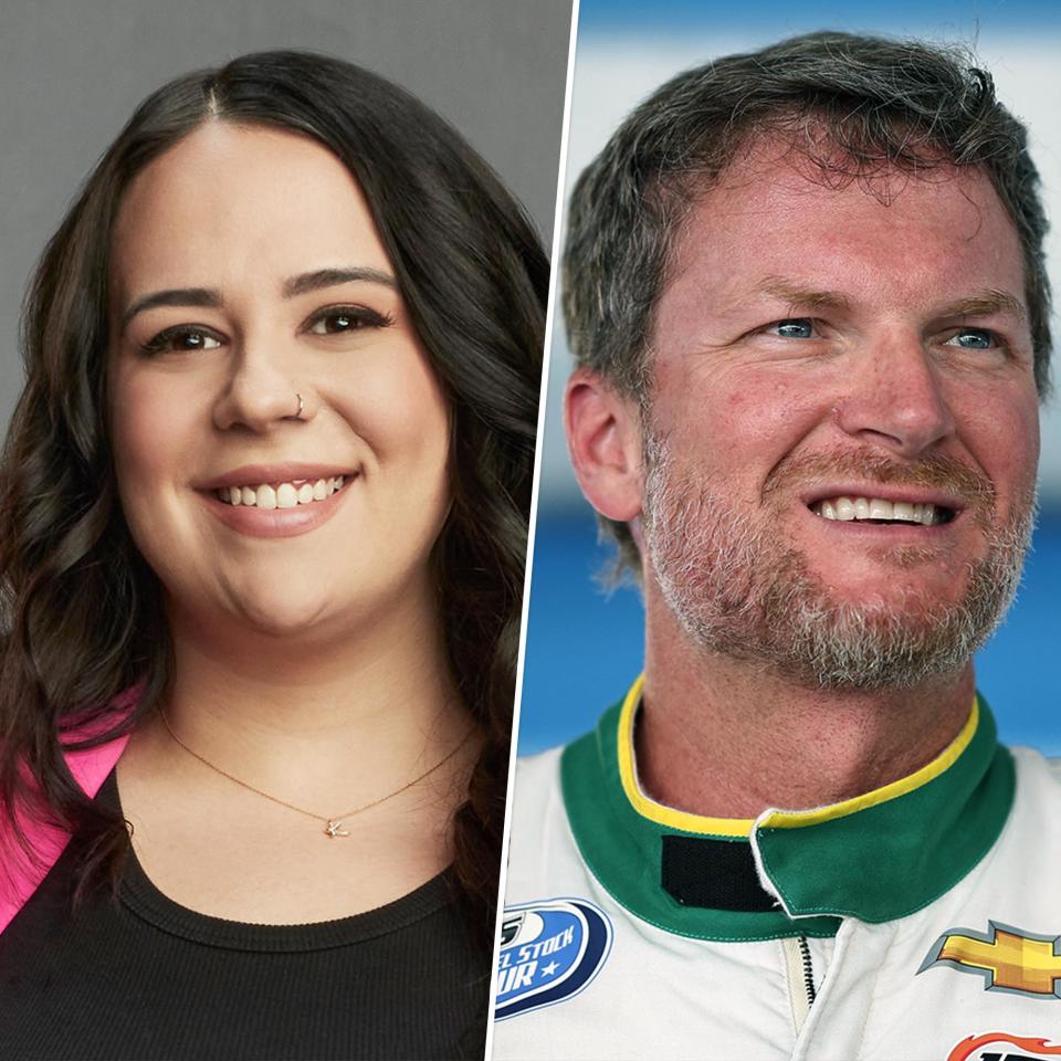 Karsyn Elledge, Dale Earnhardt Jr. (ABC, Getty Images)