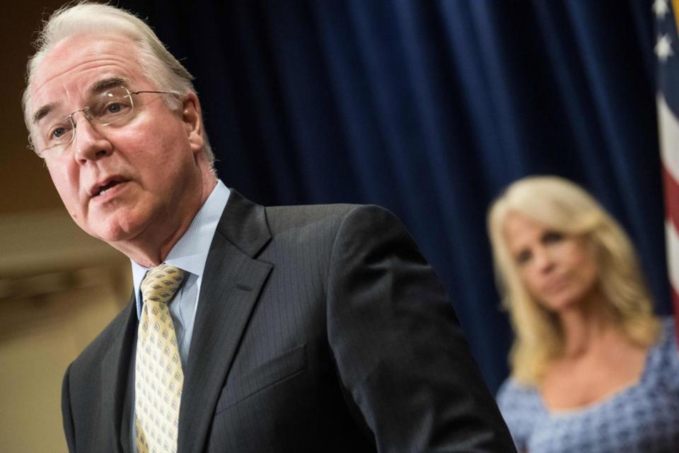 Resignation: Tom Price (AFP/Getty Images)