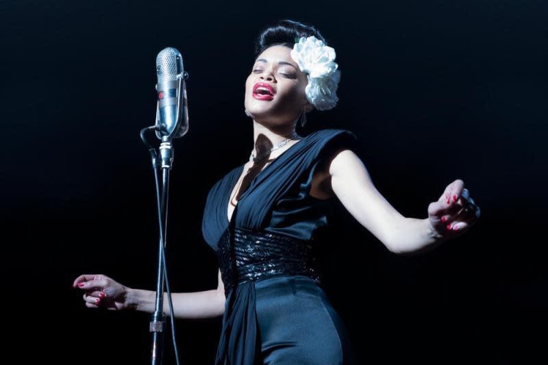 La cantante y ahora actriz Andra Day no es la favorita a llevarse el Óscar como Mejor Actriz, sin embargo su interpretación como Billy Holiday la ha puesto como una seria competidora y más porque obtuvo el Globo de Oro. (Hulu)