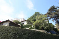 LOS ANGELES, CA - SEPTEMBER 27: A view of the building where actor Johnny Lewis was found dead is seen on September 27, 2012 in Los Angeles, California. Lewis was found dead September 26, 2012 after apparently falling from the roof of the building he lived in. He is also a suspect in the death of a woman who is thought to have been his landlord and was found dead inside the house. (Photo by David Livingston/Getty Images)