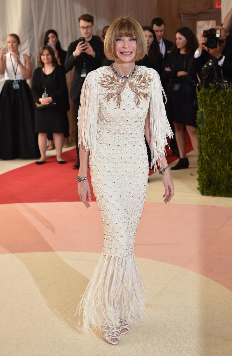Anna Wintour at the 2016 Met Gala.