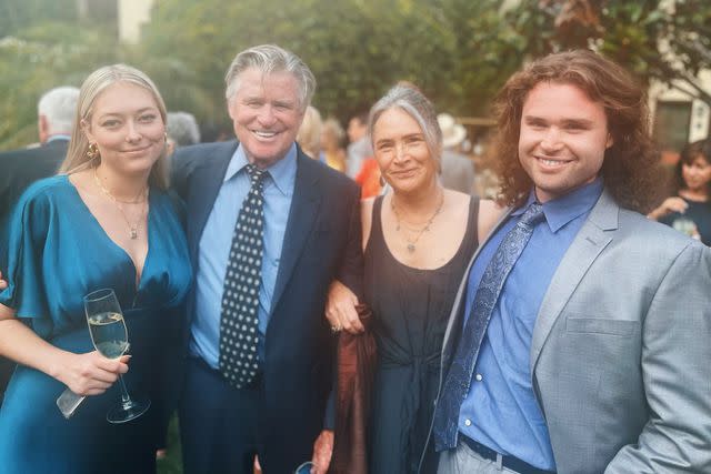<p>Courtesy Pam Williams</p> Ellie Williams, Treat Williams, Pam Van Sant and Gill Williams in San Diego, California in August 2021.