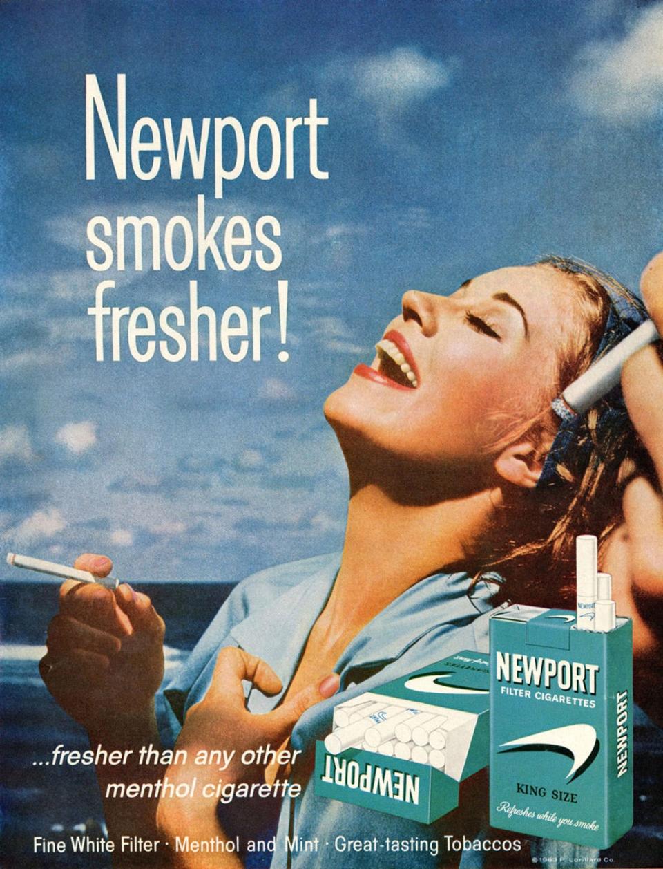 Newport Classics cigarette 1963 advertisement. The U.S. Food and Drug Administration announced April 28, 2022, a long-awaited proposal to remove menthol cigarettes from the shelves.