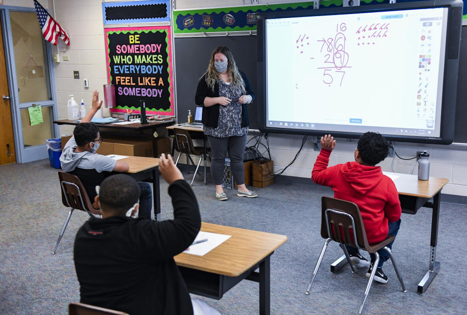 The president's American Families Plan includes a number of key educational provisions. (Ben Hasty/MediaNews Group/Reading Eagle via Getty Images)