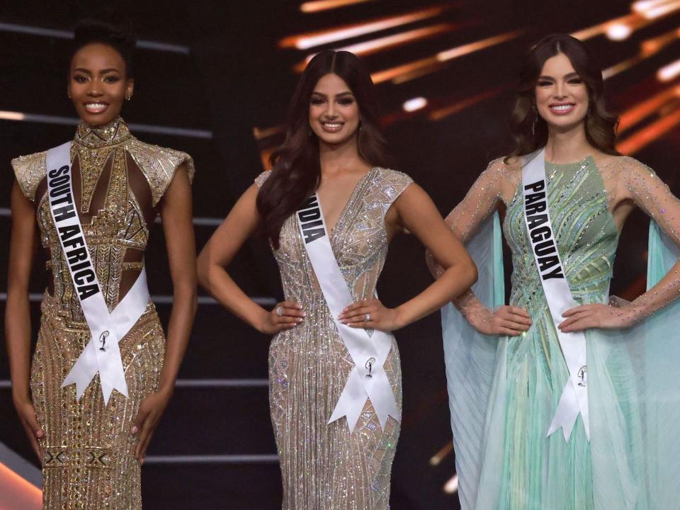 Miss India, Miss South Africa, Miss Paraguay