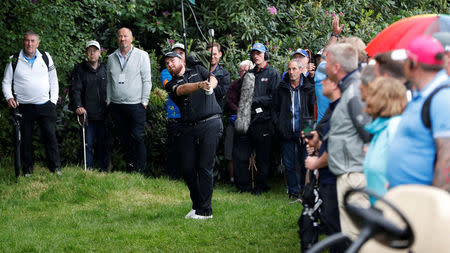 Golf - European Tour - BMW PGA Championship - Wentworth Club, Virginia Water, Britain - May 24, 2018 Ireland's Shane Lowry in action during the first round Action Images via Reuters/Paul Childs