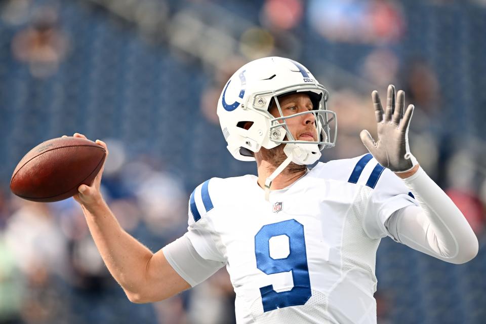 Nick Foles is back as the Indianapolis Colts' backup quarterback after spending the past several weeks inactive behind Matt Ryan and Sam Ehlinger.