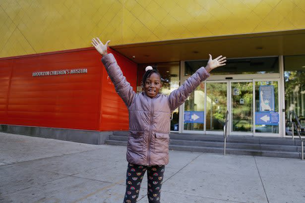 Winona Winkel, 9, is excited to hug her friends when she’s fully vaccinated. (Marianna McMurdock)