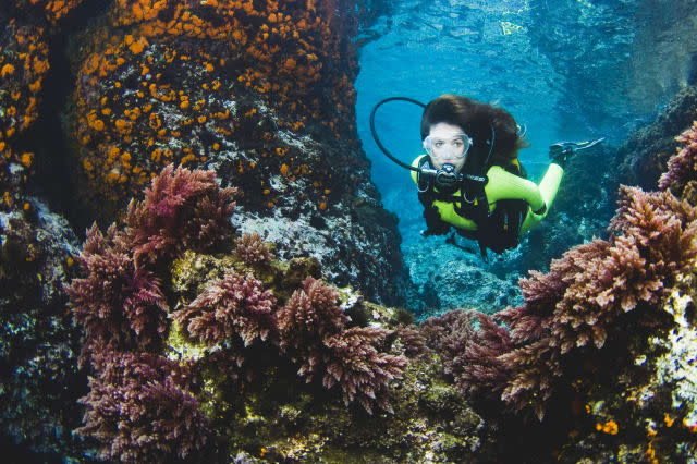 Diving in Spain