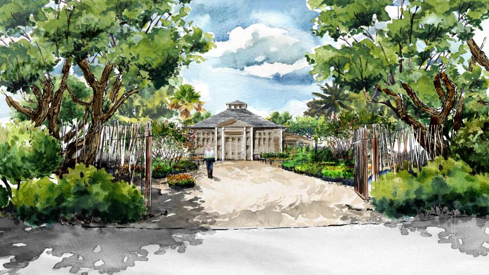 A Coastal Restoration Center and nursery are planned for the redesigned Phipps Ocean Park, as shown in this rendering.
