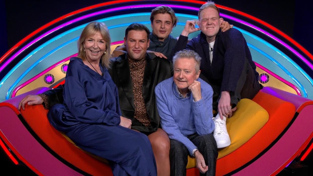  Fern Britton, David Potts, Nikita Kuzmin, Louis Walsh and Colson Smith made it to the final of Celebrity Big Brother. (Shutterstock/ITV)