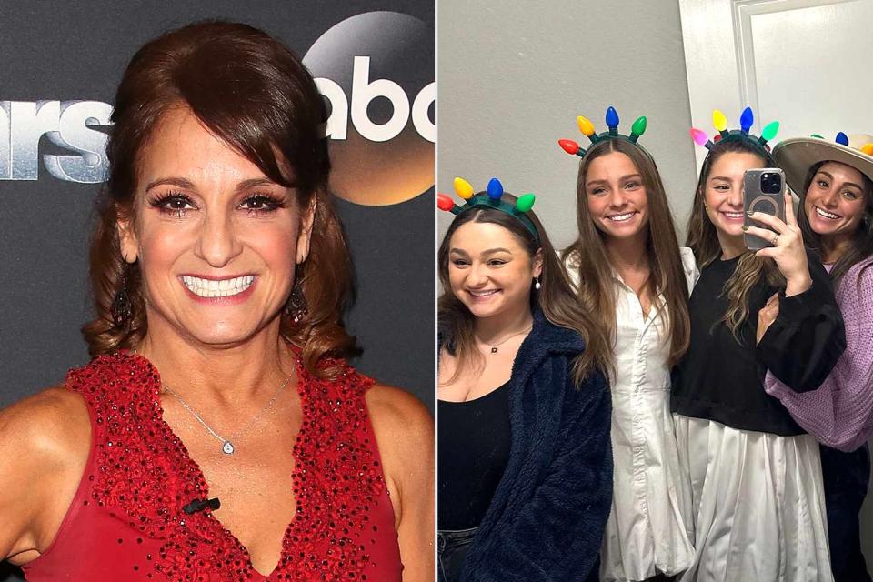 <p>David Livingston/Getty; Mary Lou Retton/Instagram</p> Mary Lou Retton; her four daughters, Skyla, Emma, McKenna and Shayla.