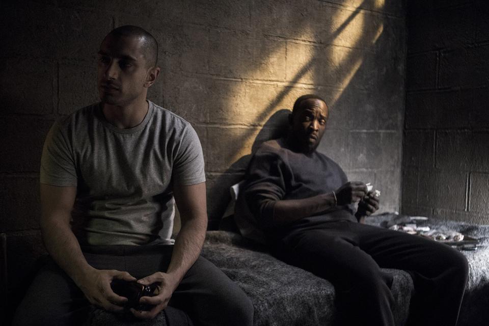 Michael K. Williams with Riz Ahmed in The Night Of