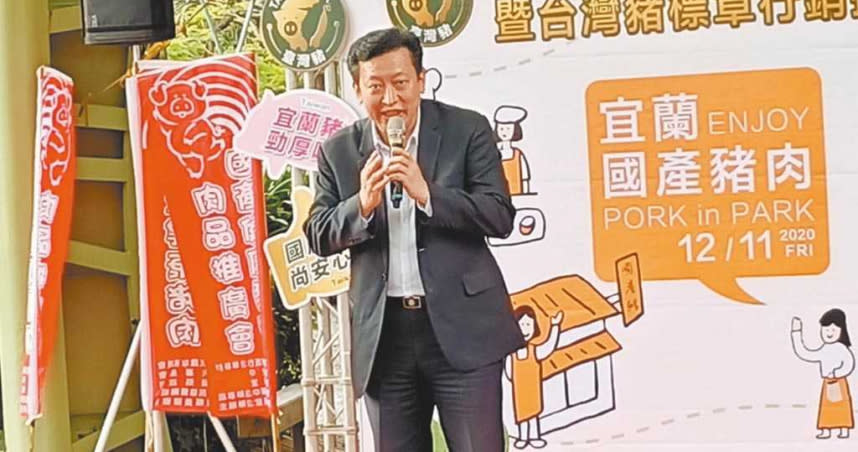 對於政府即將開放萊豬入台，中華民國養豬協會理事長楊杰11日表示，「不管消費者、產業界都不支持」。（圖／中國時報胡健森攝）