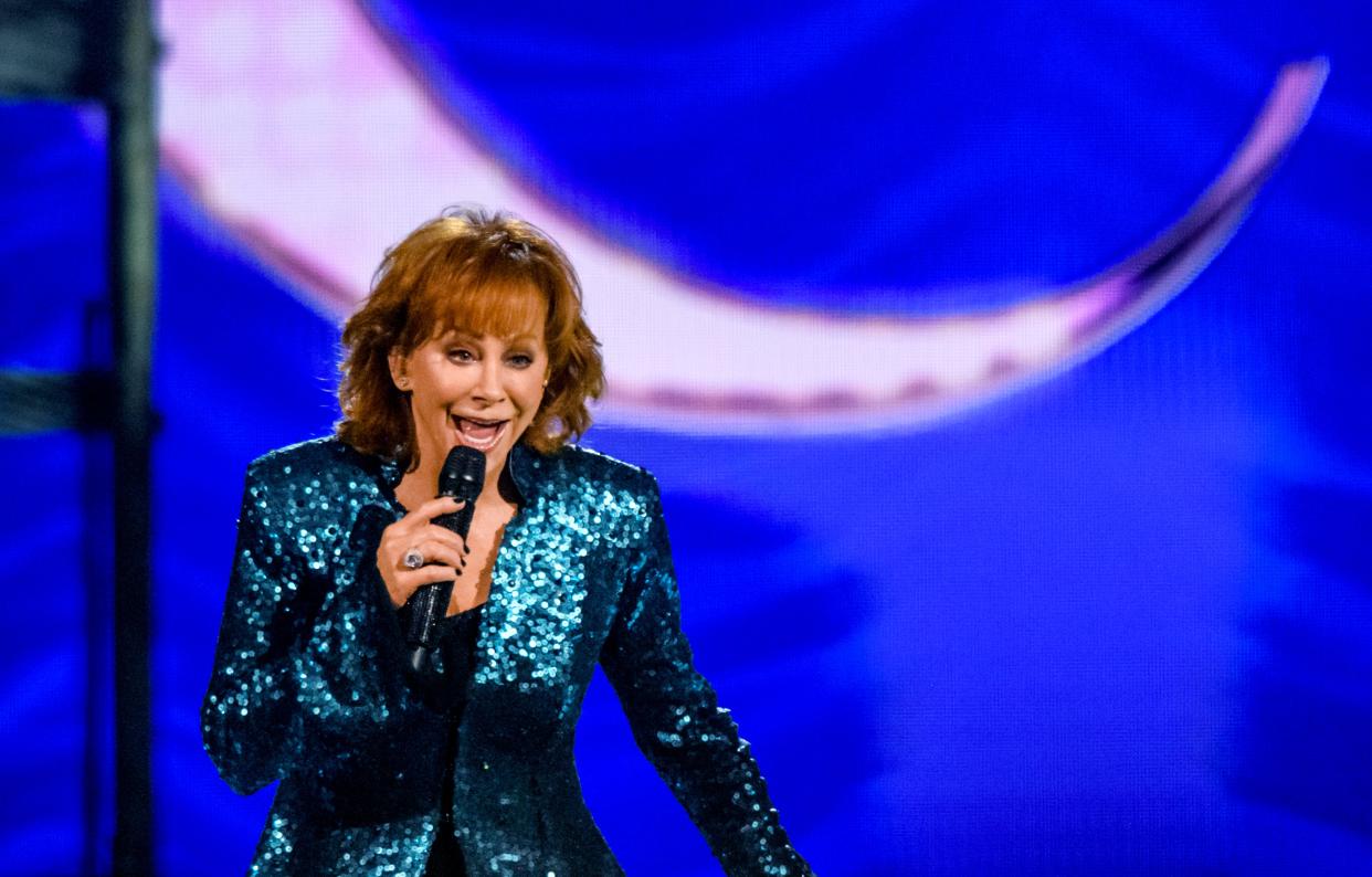 Country music legend Reba McEntire performs a sold-out show Friday, March 18, 2022 at the Peoria Civic Center Arena.