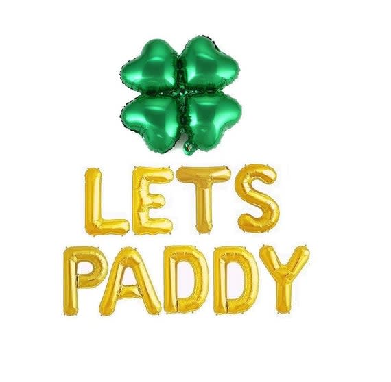 Lets Paddy Balloons